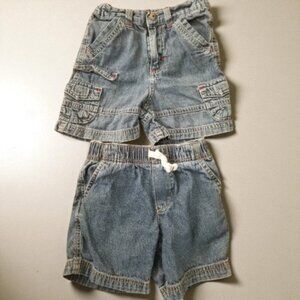 * WRANGLER CARTER’S Lot of Denim Jeans Shorts Girls Size 3T